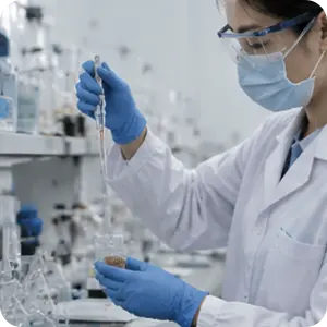 Strict laboratory testing ensures consistent product quality