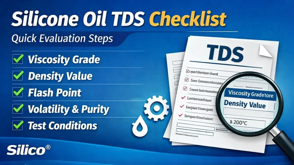 Silicone Oil TDS Checklist