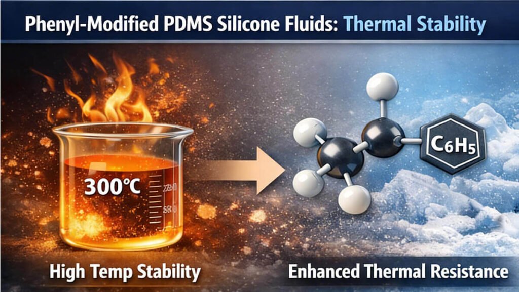 Phenyl-Modified PDMS Silicone Fluids Thermal Stability