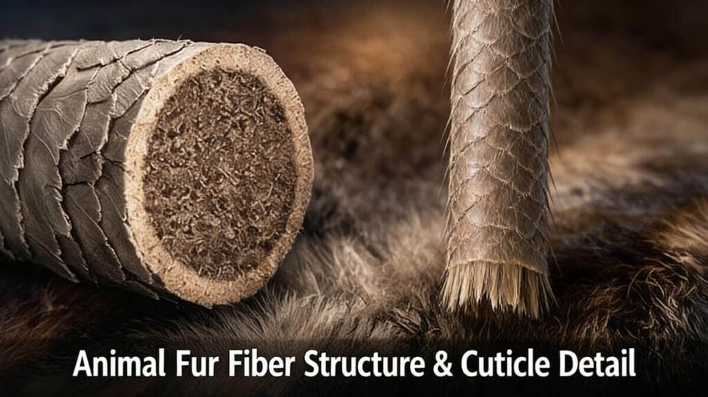 Animal Fur Fiber Structure