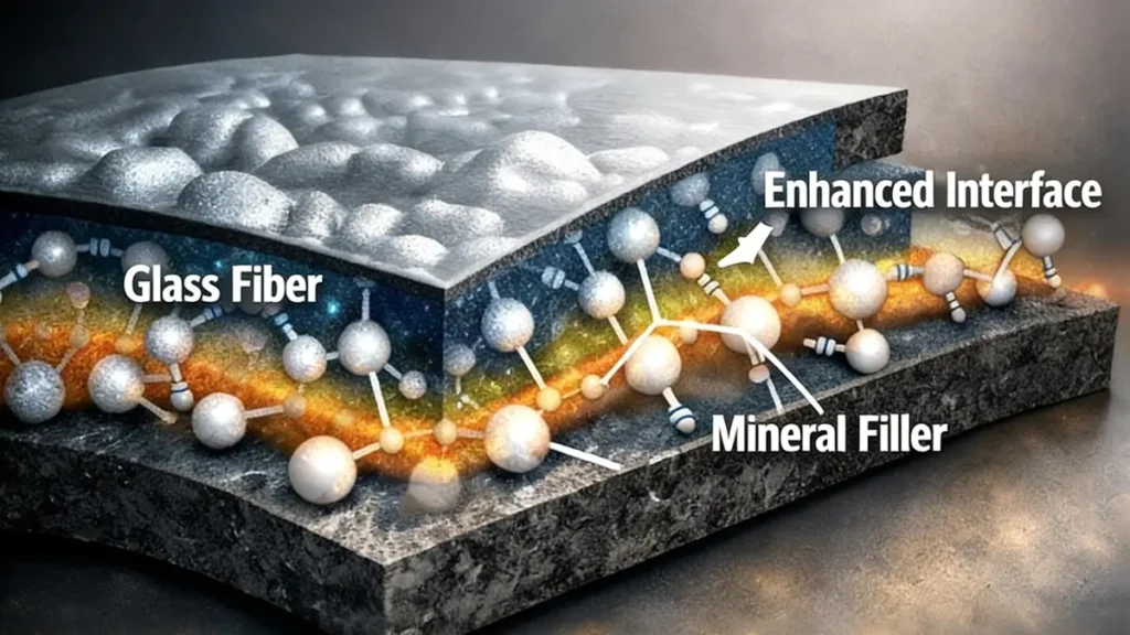 KH-550 in polymer composites enhancing mechanical properties with glass fiber and mineral fillers