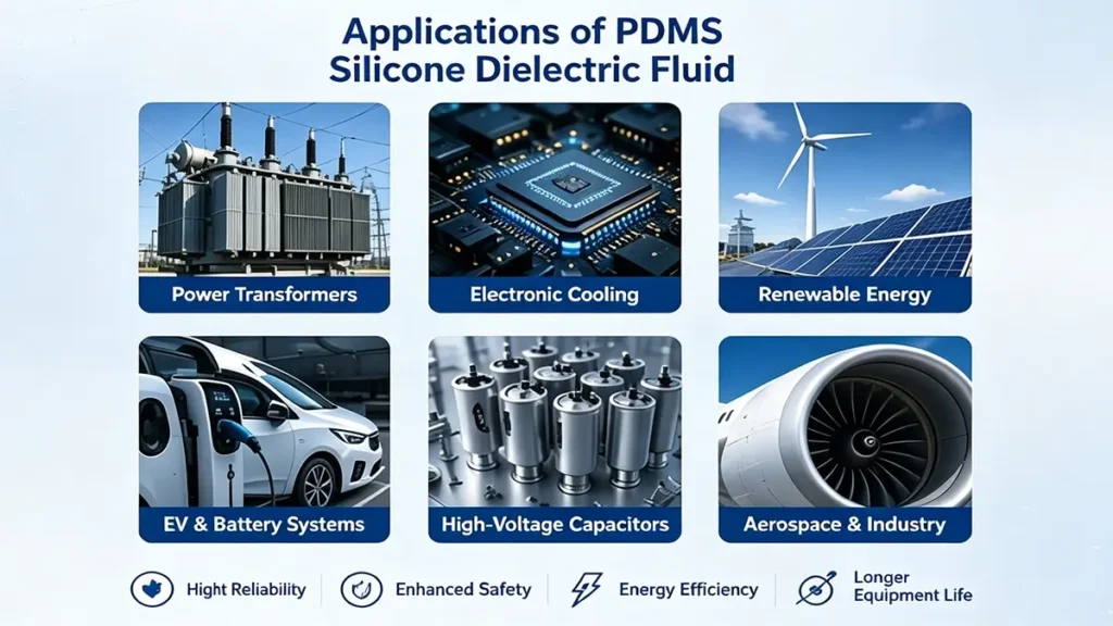 Application of PDMS Silicone Dielectric Fluid