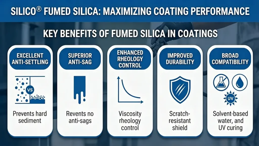 SILICOR FUMED SILICA MAXIMIZING COATING PERFORMANCE