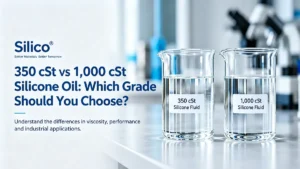 350 cSt vs 1,000 cSt silicone oil comparison for industrial applications