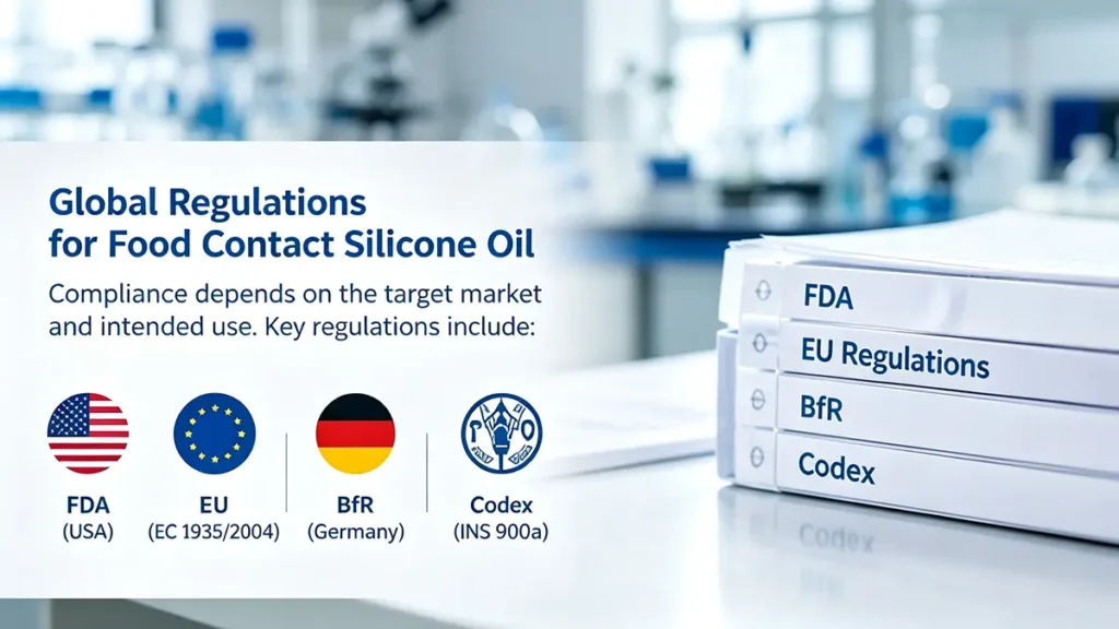 Food Contact Silicone Oil Key Regulatory Frameworks