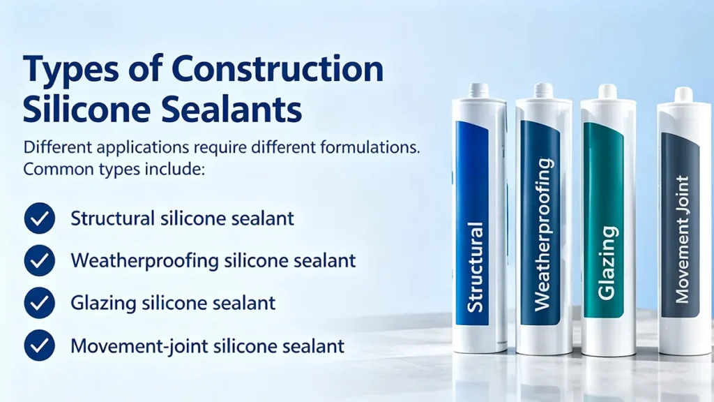 Type of Construction Silicone Sealants
