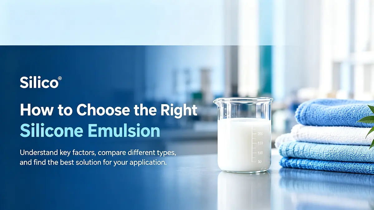 How to choose the right silicone emulsion for industrial applications