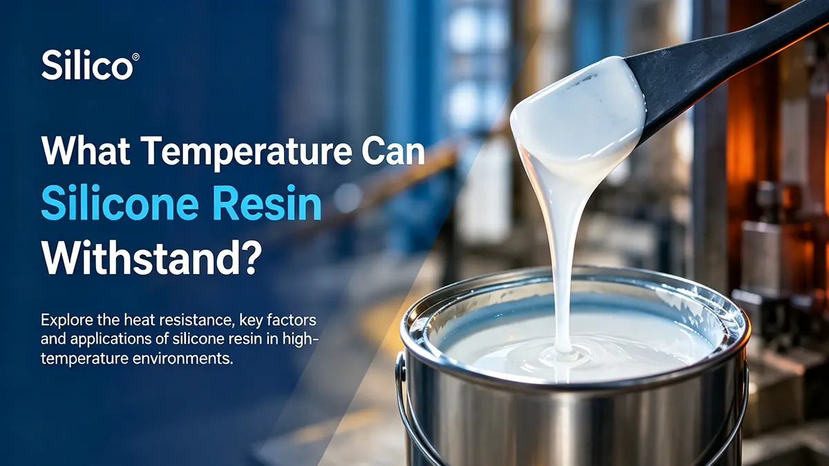 What temperature can silicone resin withstand in high-temperature applications