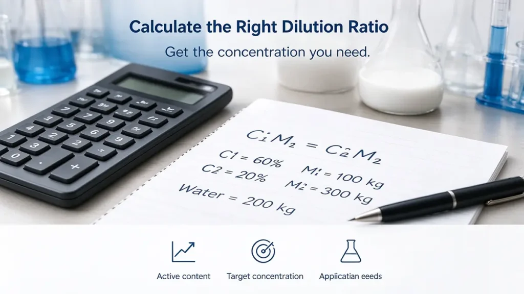 silicone-emulsion-calculate-the-right-diution-ration